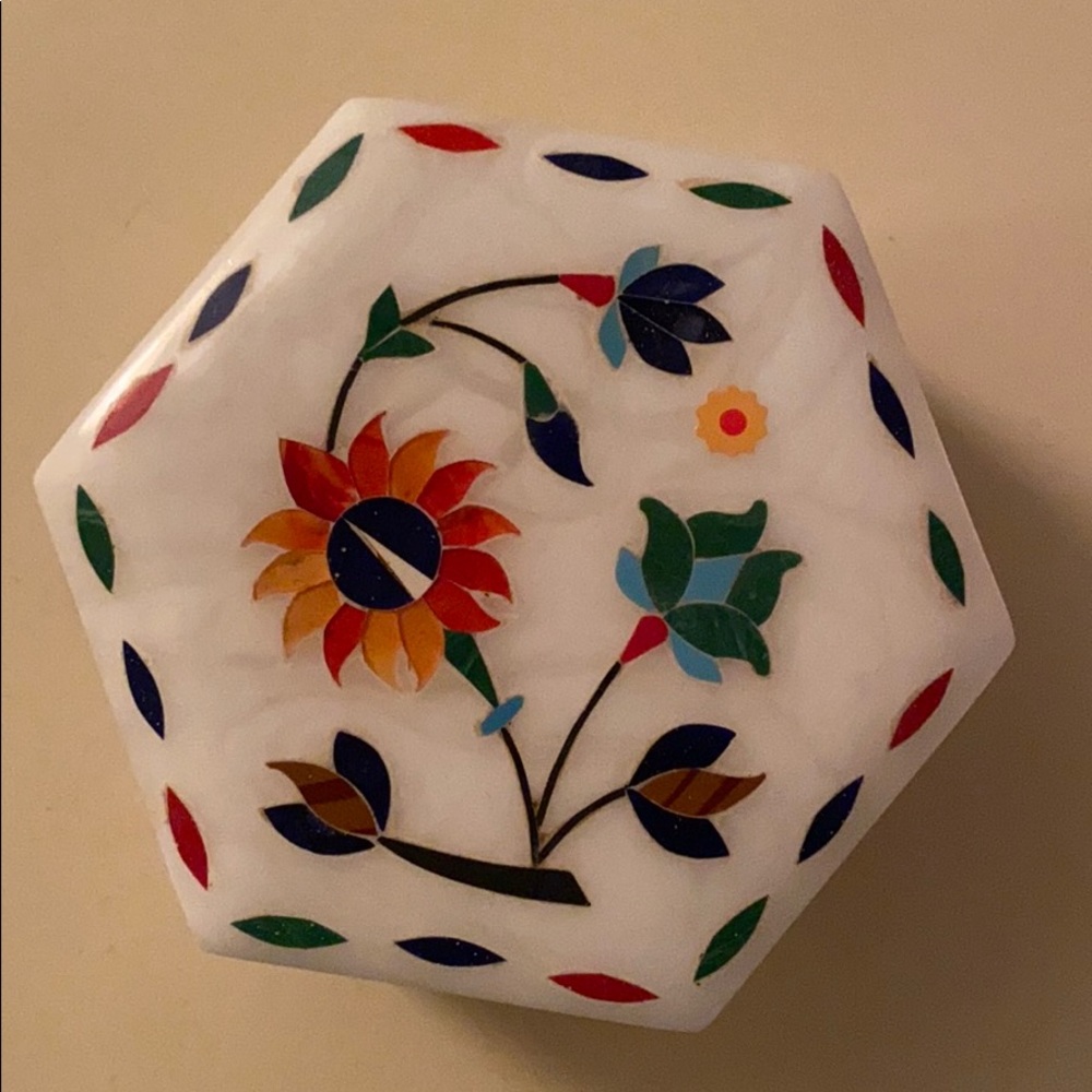 Marble jewelry case